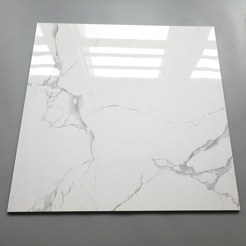 Foshan Jazz White Marble Tile Living Room Floor Tile Toilet Tile Non-slip 800*800 Carrara White Tile Foshan Jazz White Marble Tile Living Room Floor Tile Toilet Tile Non-slip 800*800 Carrara White Tile