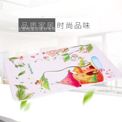 矽藻泥腳墊浴室防滑墊矽藻土吸水地墊地墊矽藻土蘇州公司