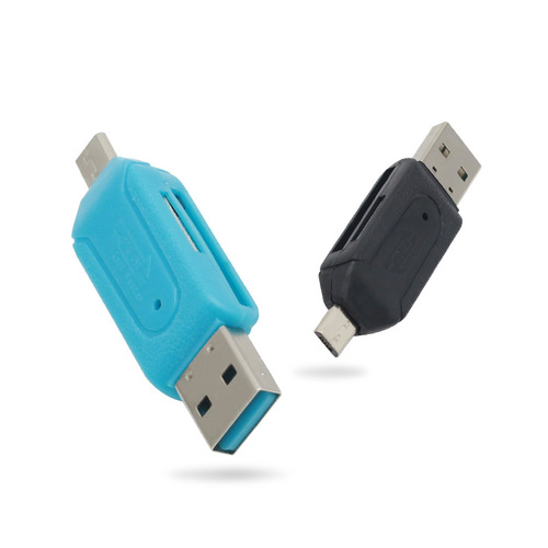 Micro/type手机电脑USB读卡器 可读传SD TF高速手机OTG手机读卡器