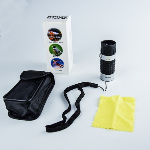 Factory wholesale telescope 7x18 golf ranging low light night vision monocular children's outdoor telescope with differentiation plate