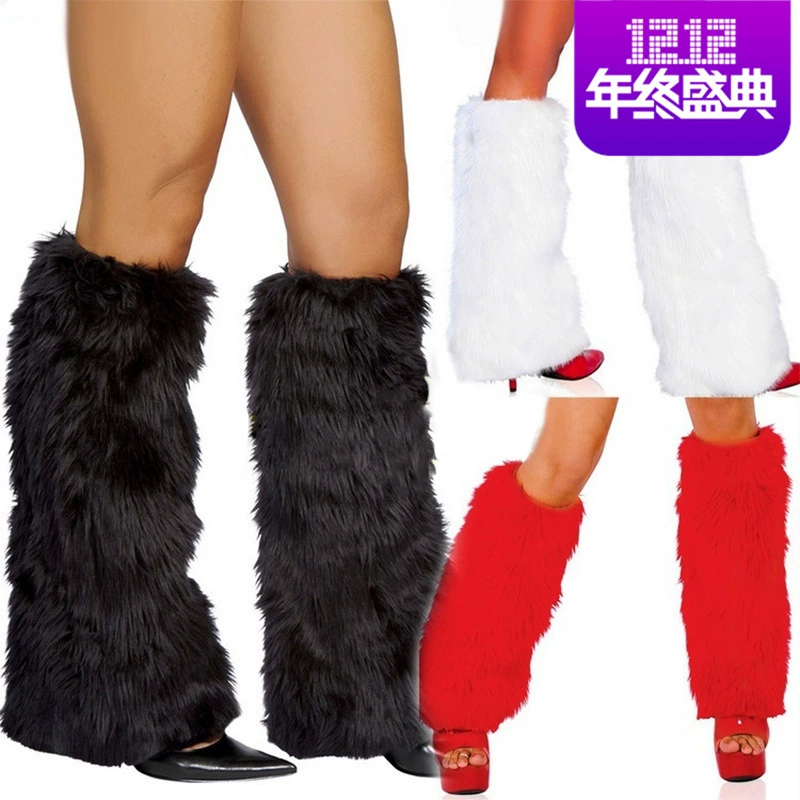 2023 Рождественское кольцо для ног Плюшевый набор ног Аксессуары для рождественских костюмов DSS сценический костюм цена для пары