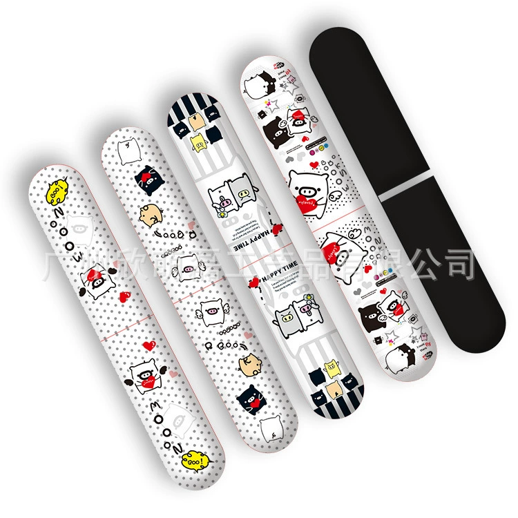 Поставки от производителя, магнитные закладки, офисные магнитные закладки, закладки с мультяшной черно-белой свиньей, складные мягкие магнитные закладки