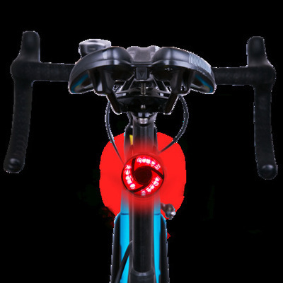 Bicycle tail light USB rechargeable bicycle mountain bike safety warning light tail light BK500 riding equipment accessories