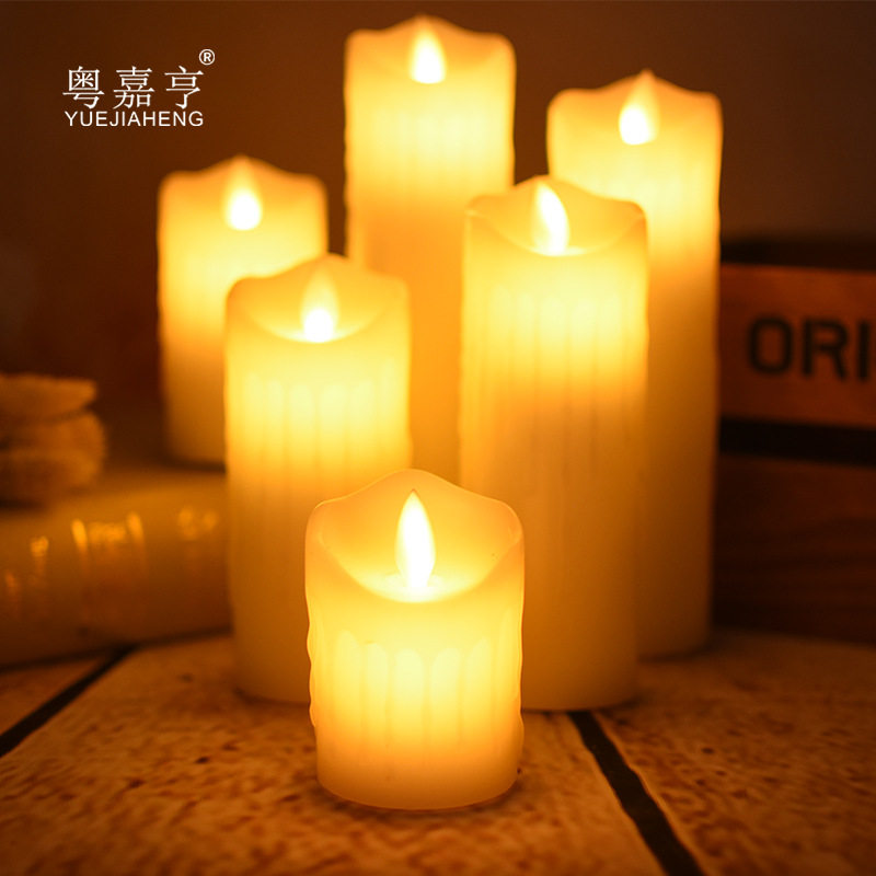 Electronic candle romantic LED candlelight simulation shaking candle…