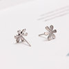 Silver needle, universal earrings, silver 925 sample, simple and elegant design