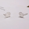 Silver needle, universal earrings, silver 925 sample, simple and elegant design