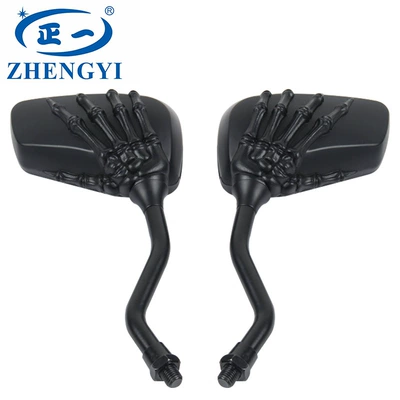 Factory wholesale motorcycle modified accessories rearview mirror Harley new electric car ghost claw ghost hand reversing mirror