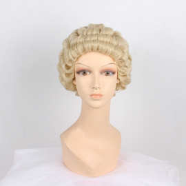 厂家 艺术家演出表演道具法官律师cos假发男女儿童成人假发