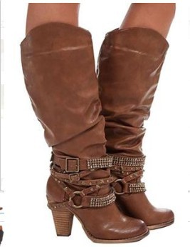 긴 다크 브라운