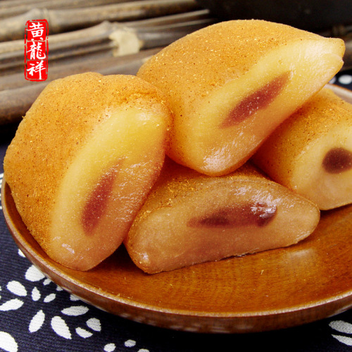 Old Beijing Specialty Lucky Dragon Roll 200g Boxed Traditional Snack Rice Flour Delicacy Street Vendor Wholesale Supply