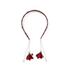 Fresh hair accessory, earrings, headband, cloth, pendant, Japanese and Korean, simple and elegant design, flowered, wholesale