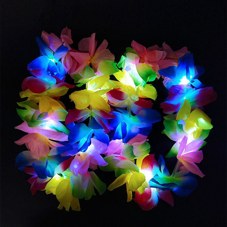 Guirlanda de LED hawaiana guirlanda de LED blanco guirlanda de LED hawaiana props de apoyo
