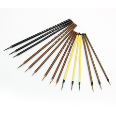 Manufacturer of wolf hair and rat whiskers painting hand-painted watercolor pen set fine line strokes meticulous white drawing hook line brush