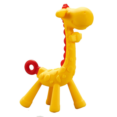 Infants' Giraffe Teething Stick, Baby Teething Stick, Biting Fun, Silicone Teether, Unscented