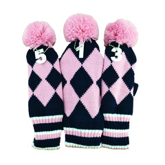 Cross-border best-selling golf club cover knitting yarn wooden shaft cap Amazon factory wholesale dropshipping one piece