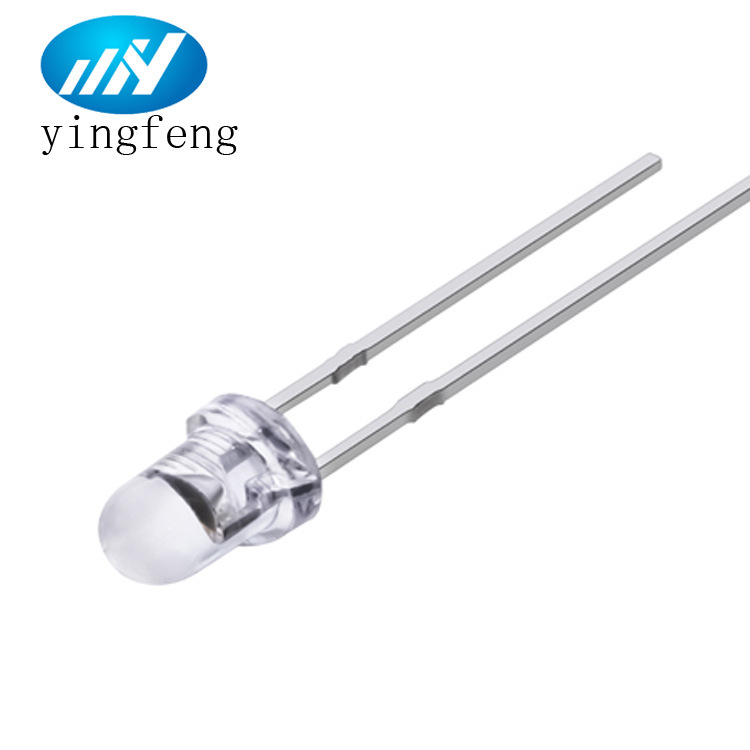 3mm plug-in transparent 700nm710nm730nm740nm DIP infrared emitter tube visual light source