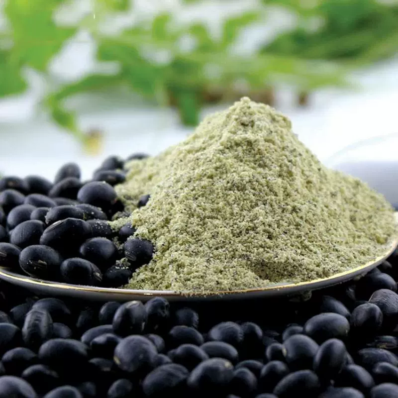 大树食品 熟青仁黑豆粉 绿芯黑豆粉五谷杂粮代餐粉 80-150目 OEM