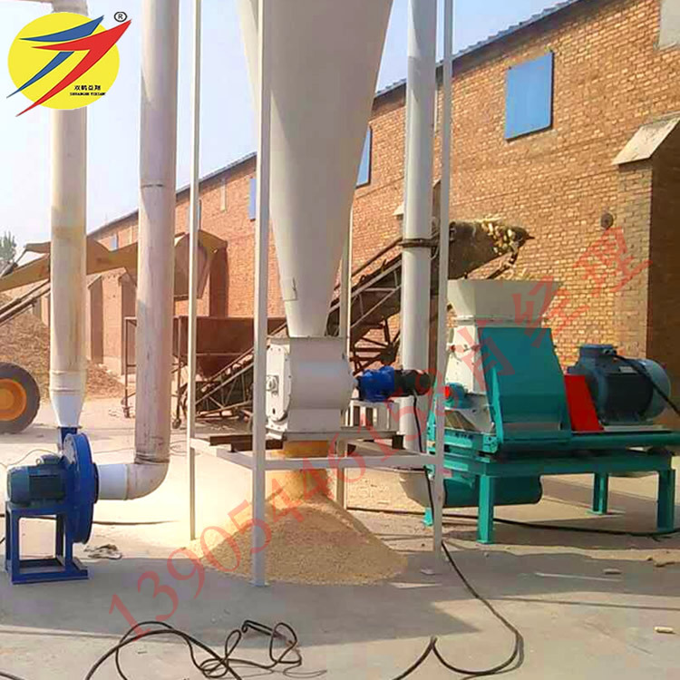 玉米芯（蘑菇基）稻草秸秆粉碎机组麸皮次粉加工设备水滴式粉碎