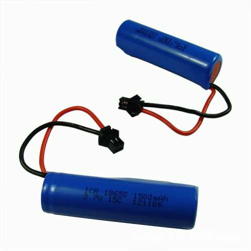 3.7V 1500mAH lithium battery remote control aircraft helicopter accessories 15C discharge 18650 cylindrical battery