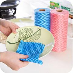Creative Kitchen Non-woven Washable Cloth 50 Pcs Cut-to-Fit Multi-purpose Cleaning Cloth Dish Towel