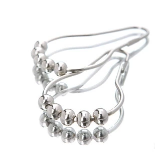 Оптовые поставки тыквы в форме крючка для занавески для душа с бусинами/крючком для тыквы/крючком для пряжки занавески для душа