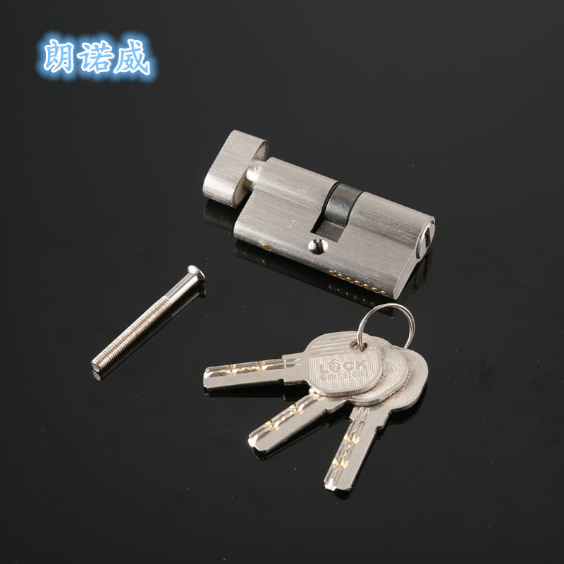 铝框门全铜单开60锁心家用纯铜防盗大门锁套装把手进户铜弹子通用