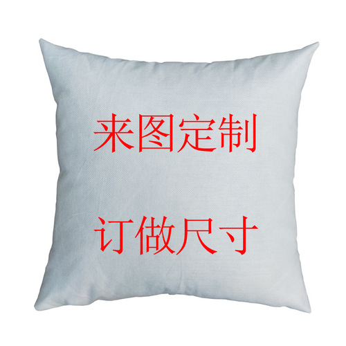 Cross-border supply of solid color imitation linen pillowcases, Nordic cotton and linen style sofa pillows and lumbar support, one piece customized