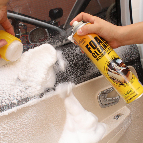 Kajiayi car foam cleaner multi-functional interior ceiling decontamination seat leather cleaning and maintenance set