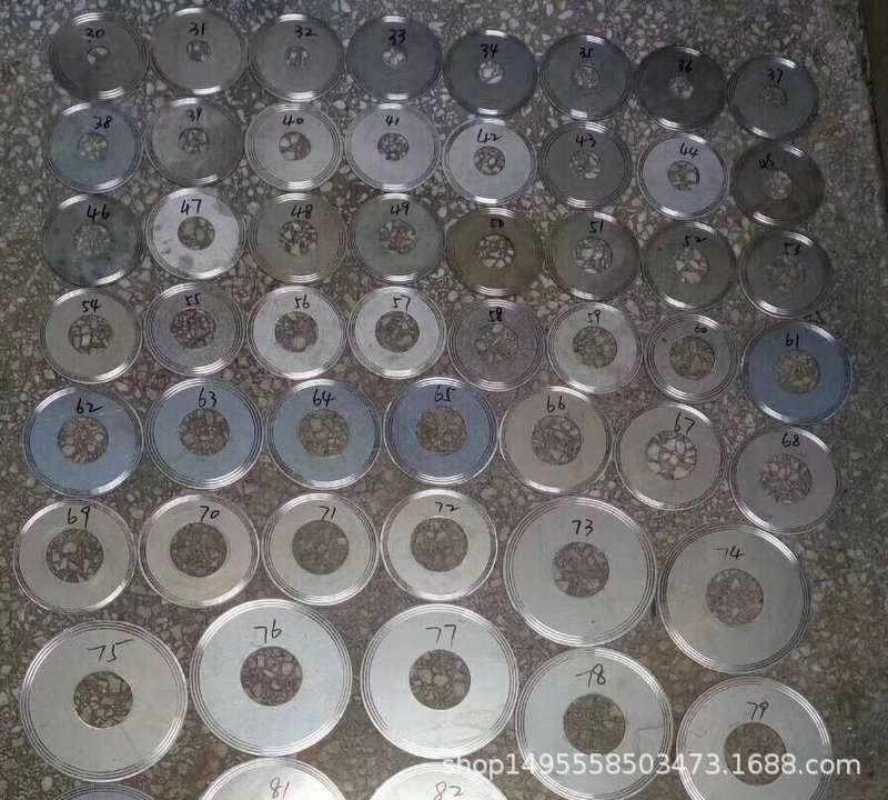 Stainless steel pressure-reducing orifice plate fire pipeline pressure-reducing orifice plate fire equipment accessory flow-limiting orifice plate