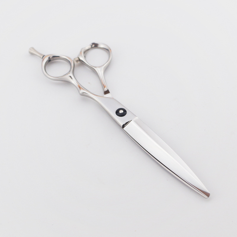 Ciseaux de coiffure professionnels pour barbiers, lames de 18 cm, style feuille de saule, à main levée, grands et longs, en stock_voghion.com