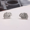 Silver needle, universal earrings, silver 925 sample, simple and elegant design