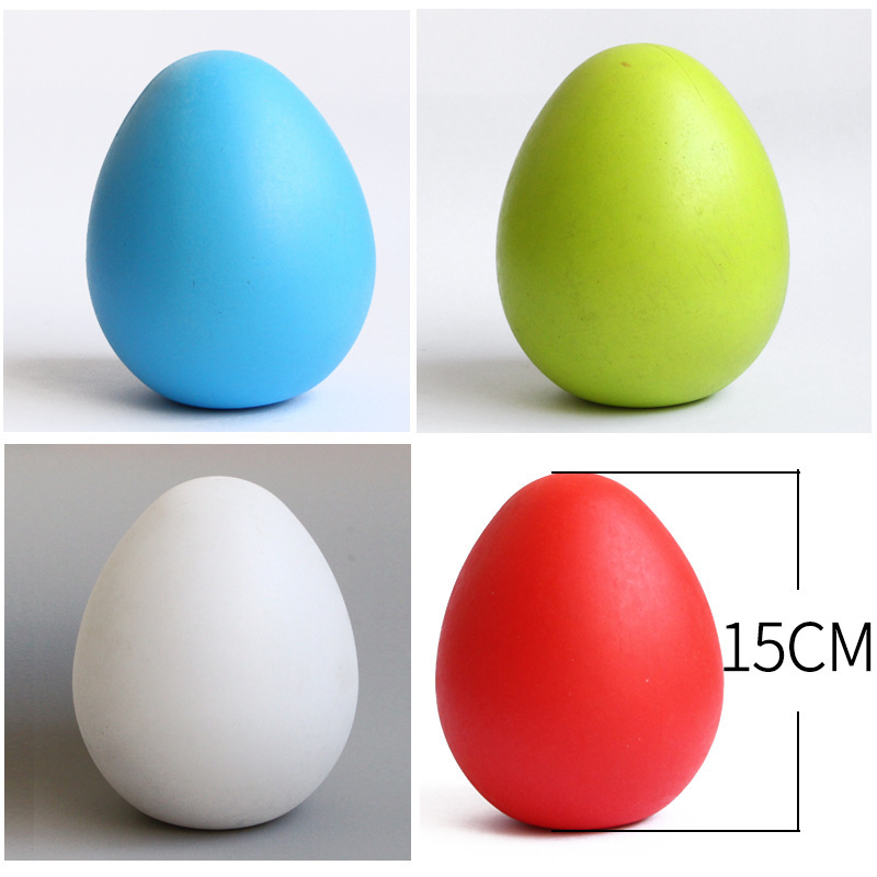 15cm high Easter egg early education puzzle handmade creative DIY white mold color painting CD-3
