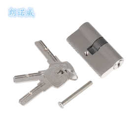 铝合金门锁芯断桥门锁芯塑钢门全铜正芯偏芯单头开防盗门锁铜锁心