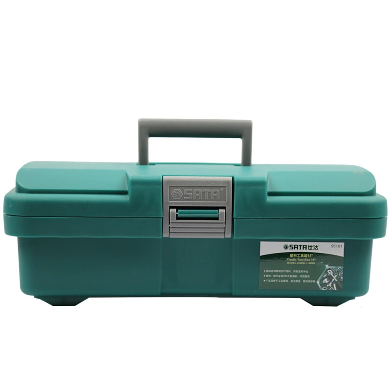 Ящик для инструментов Shida пластиковый художественный ящик 15-дюймовый портативный ящик для инструментов автомобильный ящик для хранения 95161
