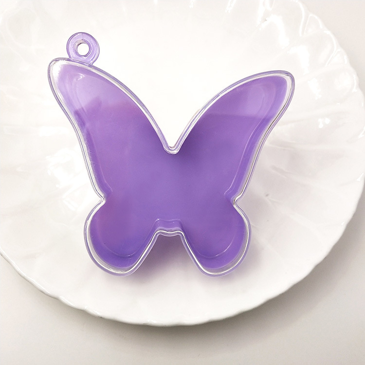 创意盒金葱粉蝴蝶盒子糖果盒戒指盒收纳盒儿童DIY发饰盒厂家