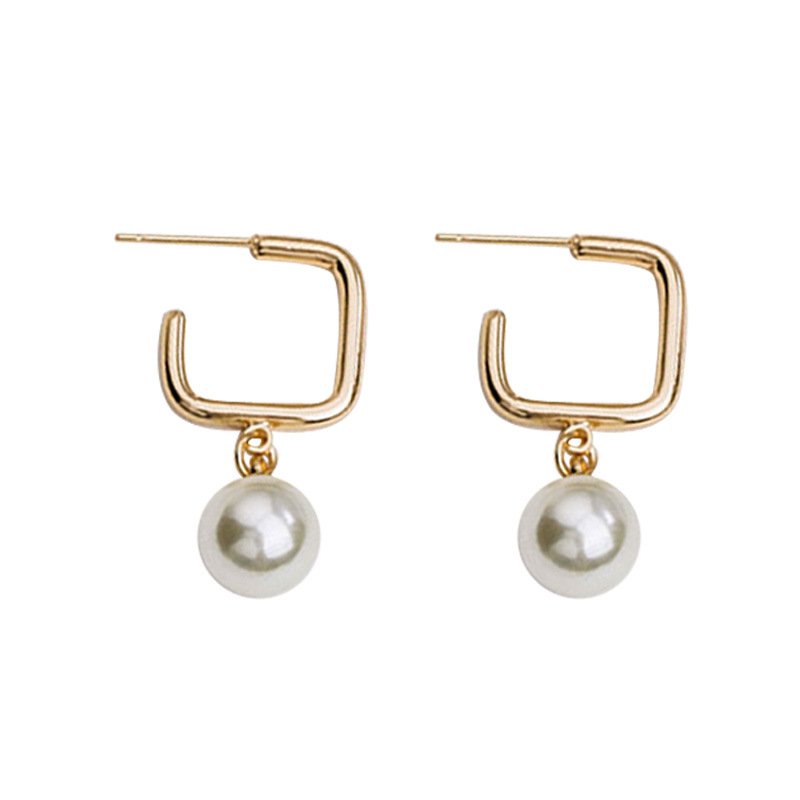 New Studs Creative Retro Simple Graceful Geometric Square