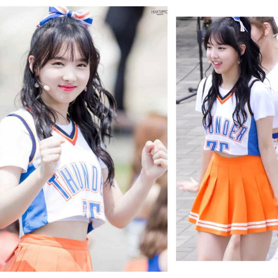Cheerleading Costumes Twice Girl Group Same Style Party Performance Costumes Dance Costumes Cheerleading Annual Meeting Performance Costumes Set