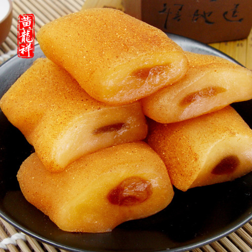 Old Beijing Specialty Lucky Dragon Roll 200g Boxed Traditional Snack Rice Flour Delicacy Street Vendor Wholesale Supply
