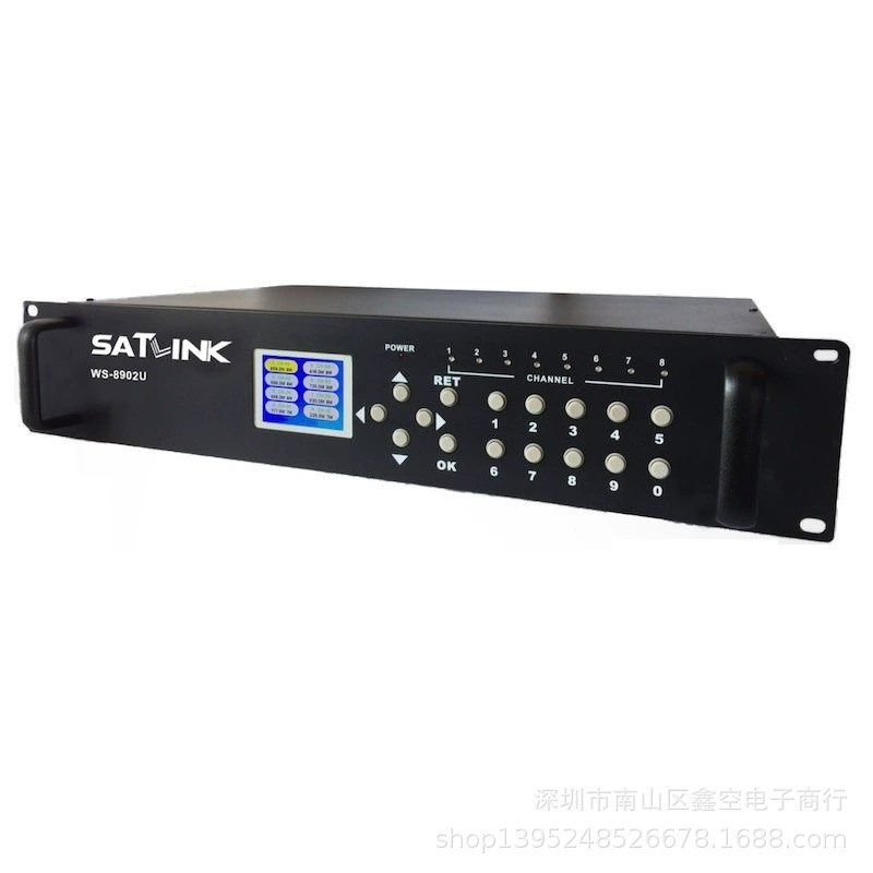 SATLINK WS-8902U DVB-T2 8 маршрут модулятор 8-канальный HD ТВ модулятор
