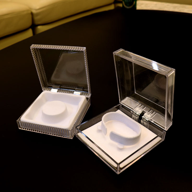 透明亚克力手链盒项链沉香盒玉器珠宝首饰品包装盒子批发