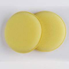 Waxing sponge for car with round edge for car washing, waxing and maintenance, polishing sponge for car cleaning, high-density sponge
