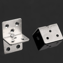 Stainless steel corner bracket directly supplied by Weitran manufacturer, triangular shelf support straight angle furniture hardware connector