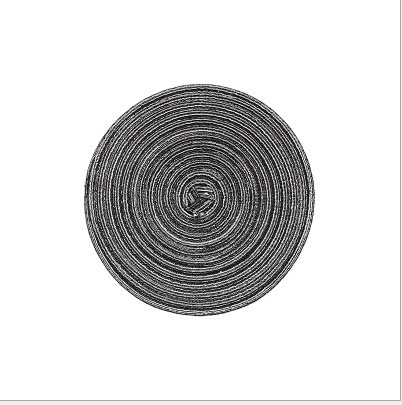 Japanese handmade ramie placemats with thread round thick table mats heat insulating mats cup mats plate mats