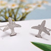 Silver needle, asymmetrical earrings, Japanese and Korean, silver 925 sample, simple and elegant design