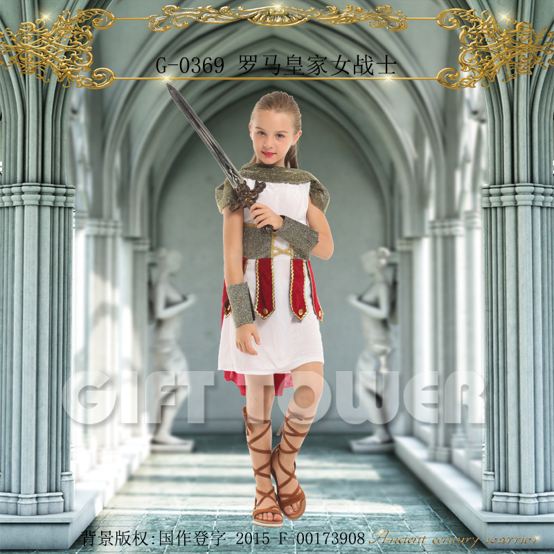 StaGe Performance ClothinG Carnival G-0369 Roman Royal Female Warrior COSPLAY