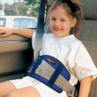 Discomfort and Prevents Neck – Seat belt shoulder pad - seat-belt-separator-purple