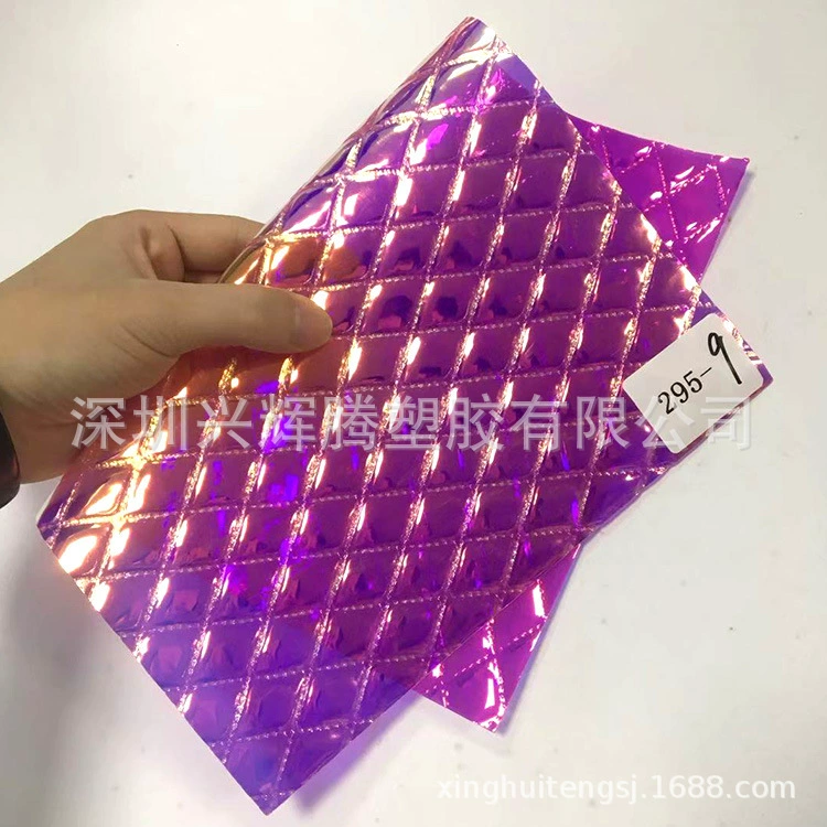 Two-color rainbow retroreflective bag PVC, direct factory sales