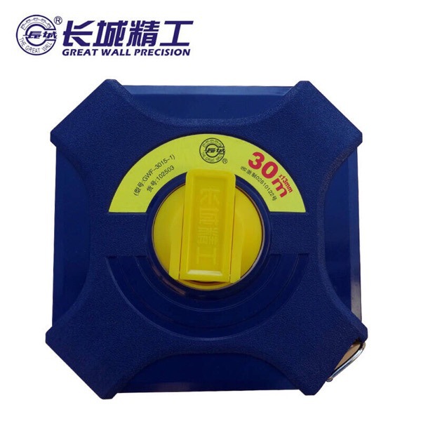 *长城精工纤维卷尺 玻璃纤尺长盒尺20 30 50米江西总代理批发齐全