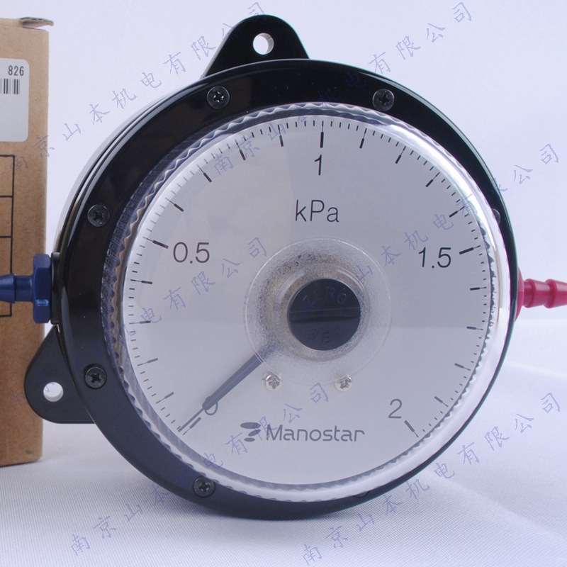 山本电机压力表WO81FS+-500D微差压计