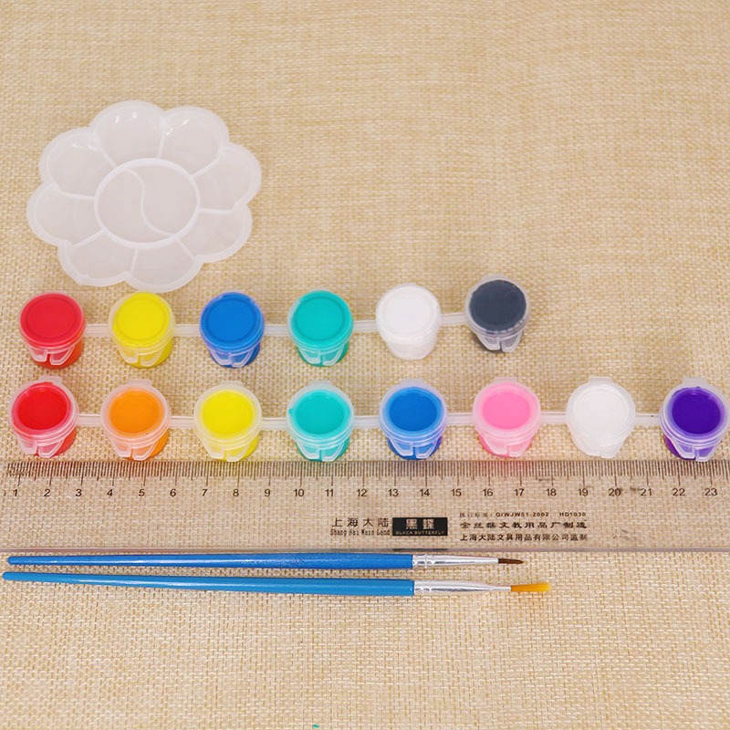 Factory wholesale 3 ml 5 ml 6 conjoined acrylic pigment Children DIY painted graffiti painting art pigment Factory wholesale 3 ml 5 ml 6 conjoined acrylic pigment Children DIY painted graffiti painting art pigment